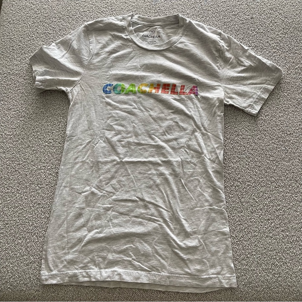 Coachella Multi-Colored Pattern T-Shirt